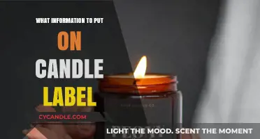 Essential Details to Include on Your Candle Label for Safety and Appeal