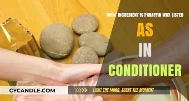 Unveiling the Hidden Name of Paraffin Wax in Conditioners