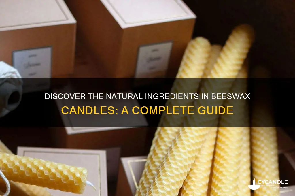 what ingredients are in beeswax candles