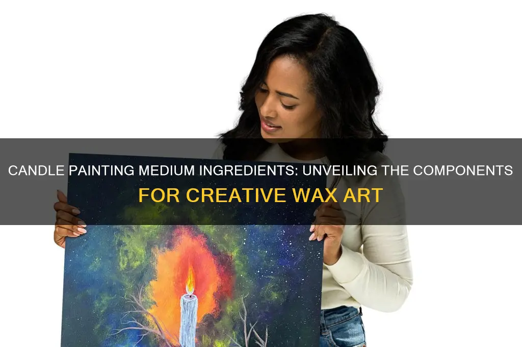 what ingredients are in candle painting medium