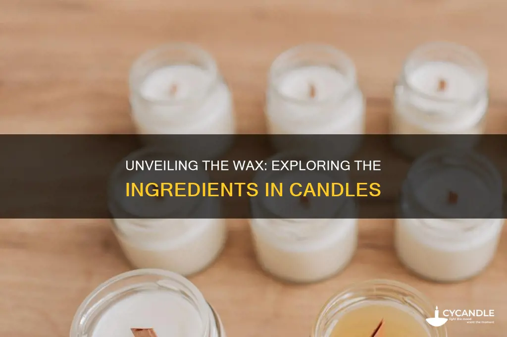 what ingredients are in candles
