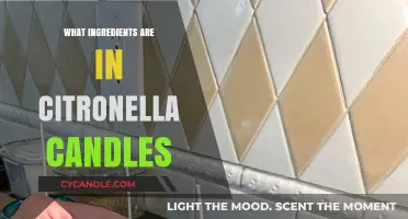 Unveiling Citronella Candles: Key Ingredients for Effective Mosquito Repellent
