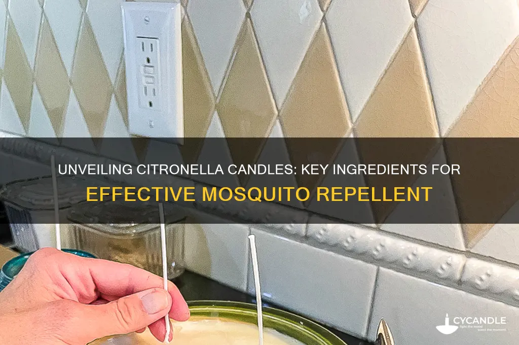 what ingredients are in citronella candles