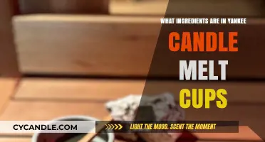 Unveiling the Ingredients in Yankee Candle Melt Cups