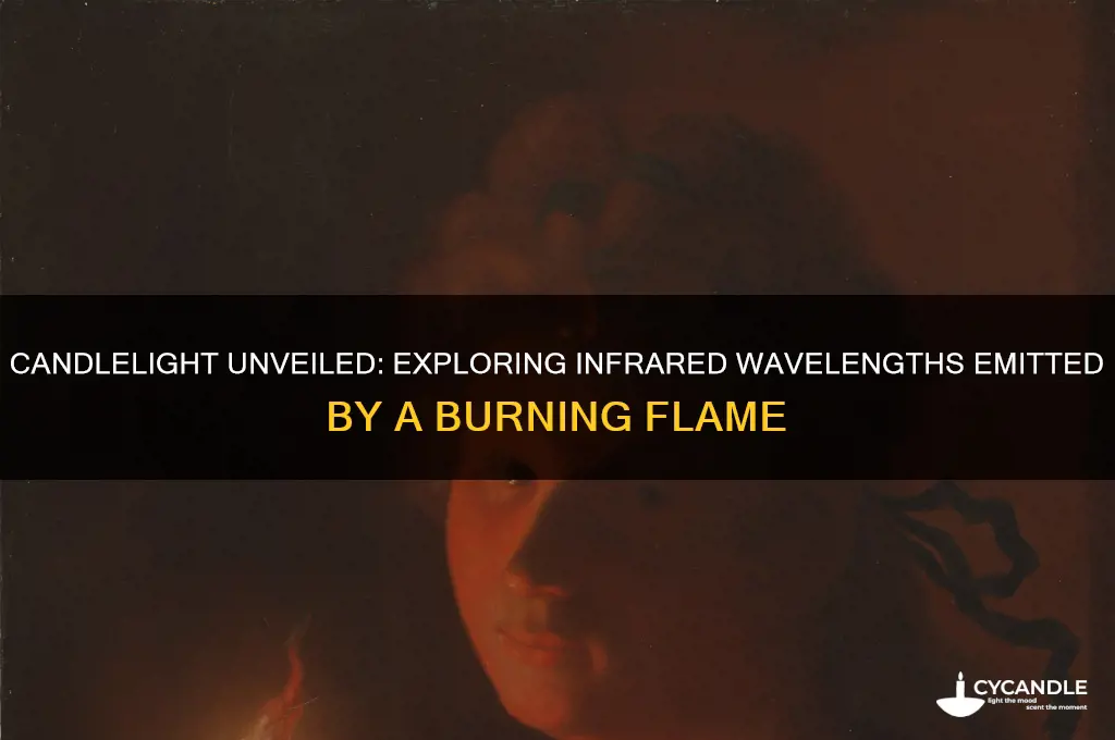 what ir wavelengths does a candle emit