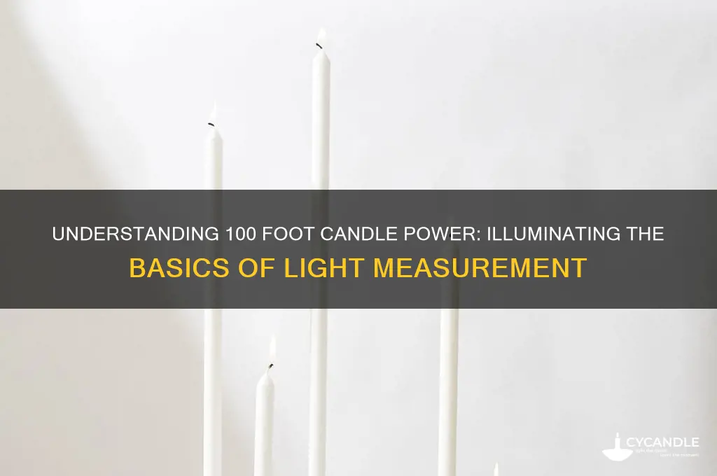 what is 100 foot candle power