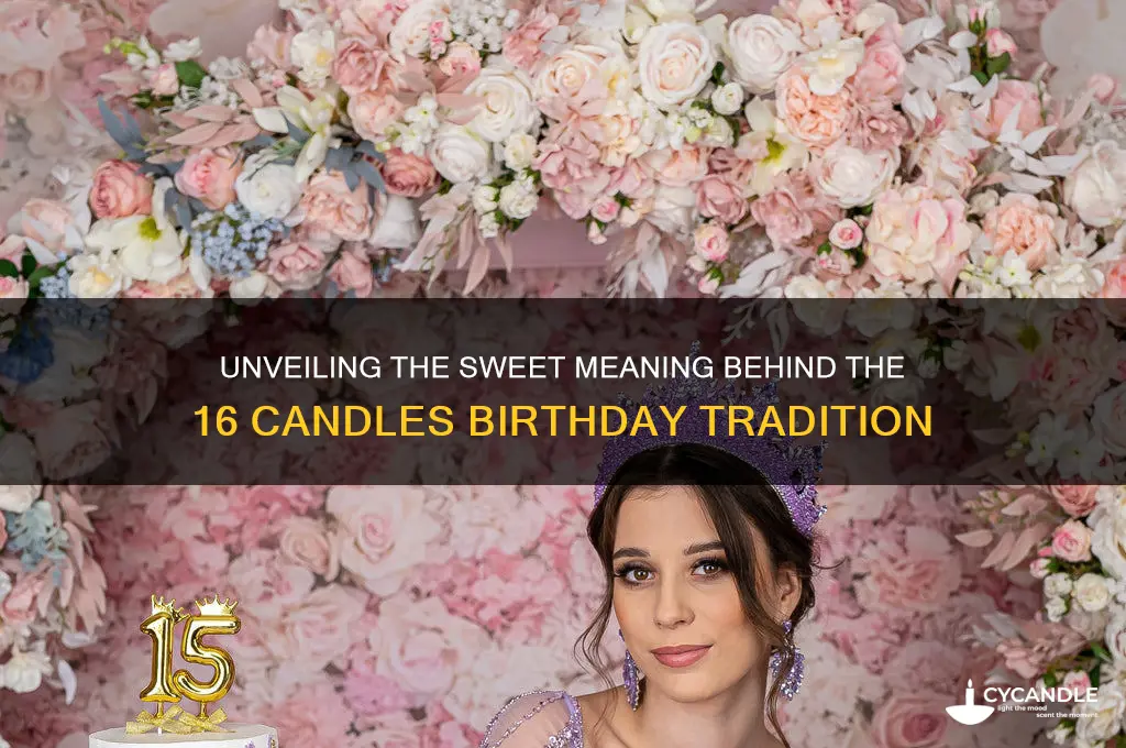 what is 16 candles tradition about