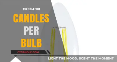 Understanding 4 Foot Candles: Lighting Intensity Explained Per Bulb