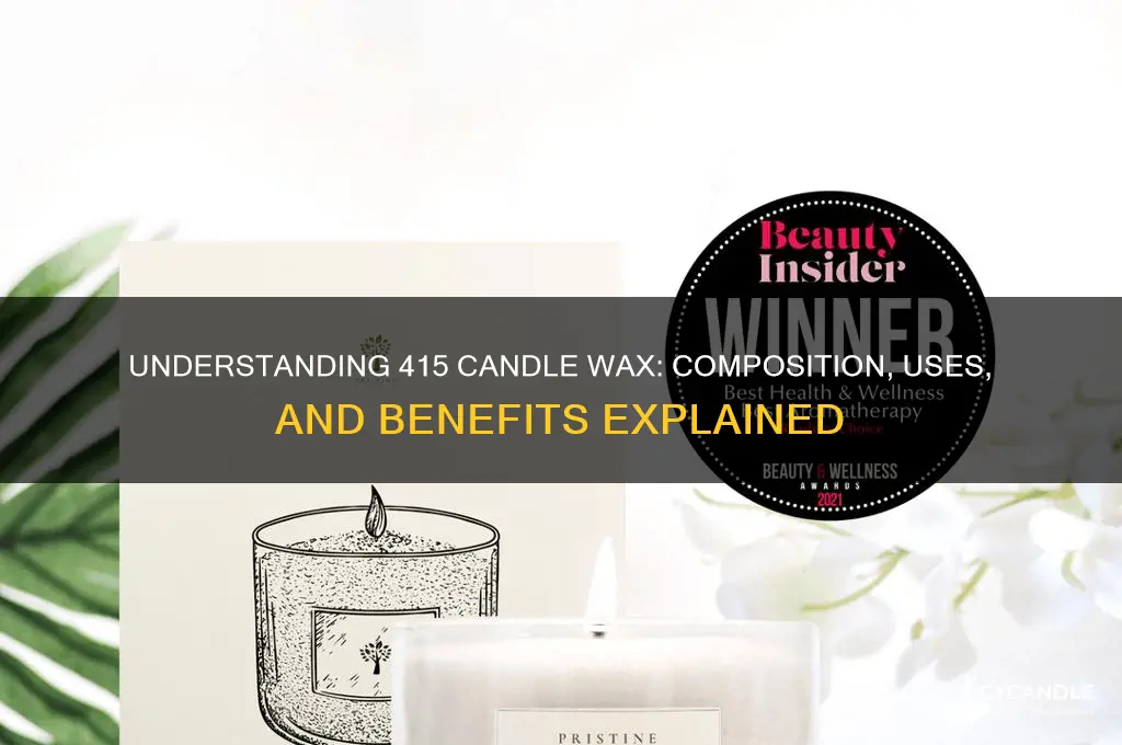 what is 415 candle wax