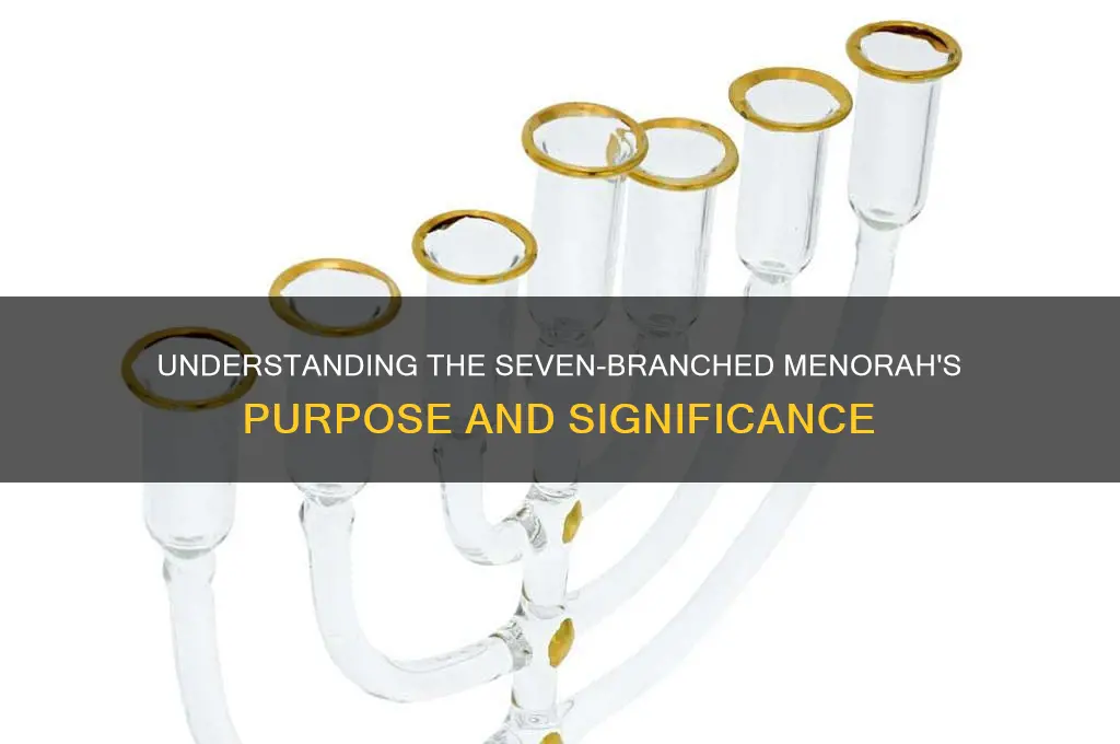what is a 7 candle menorah for