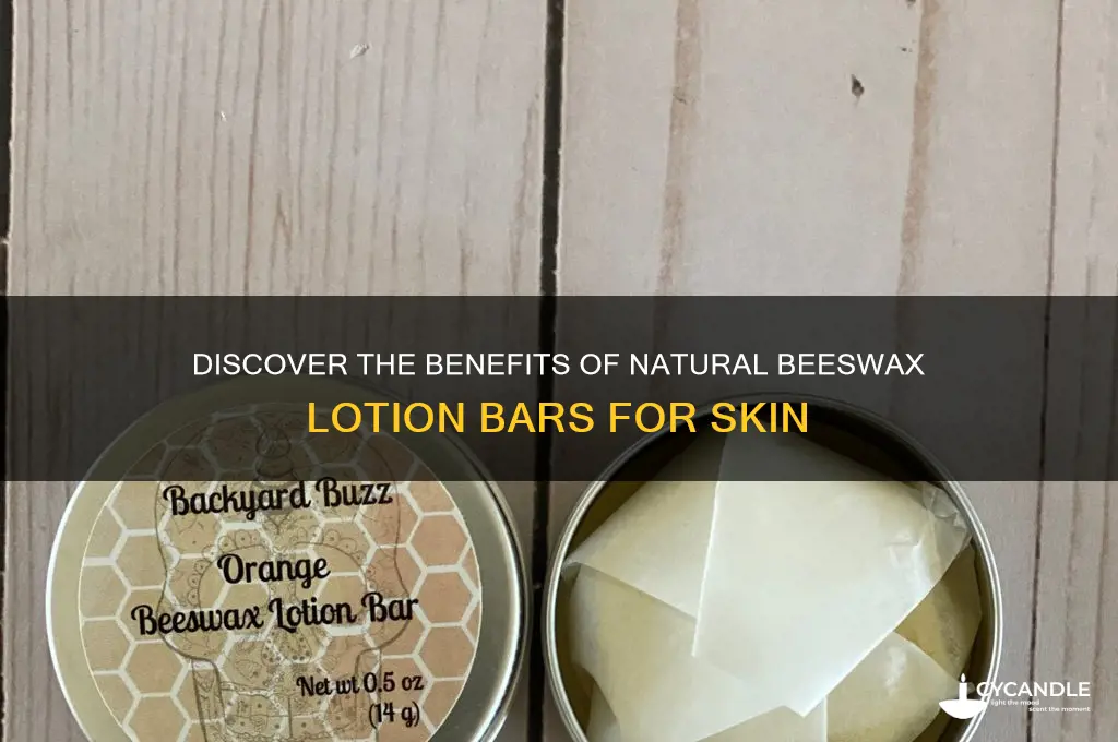 what is a beeswax lotion bar