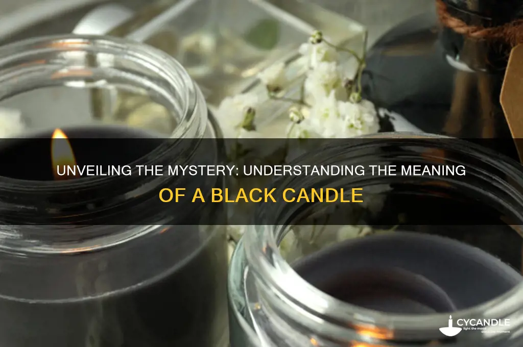 what is a black candle