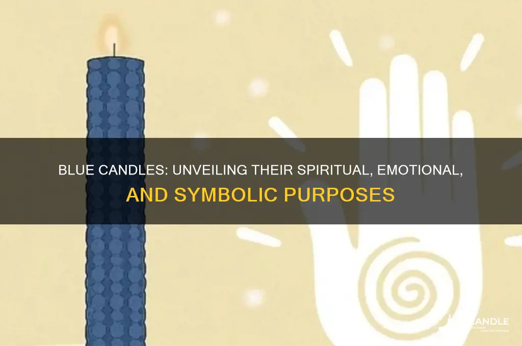 what is a blue candle for