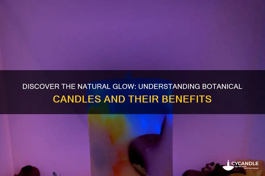 what is a botanical candle