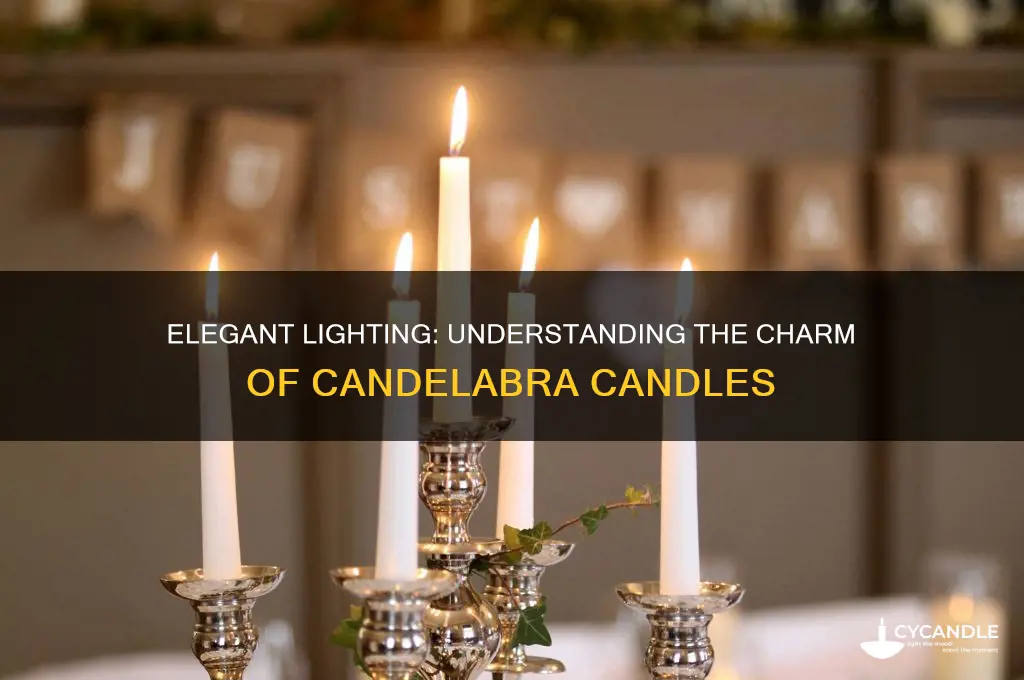what is a candelabra candle