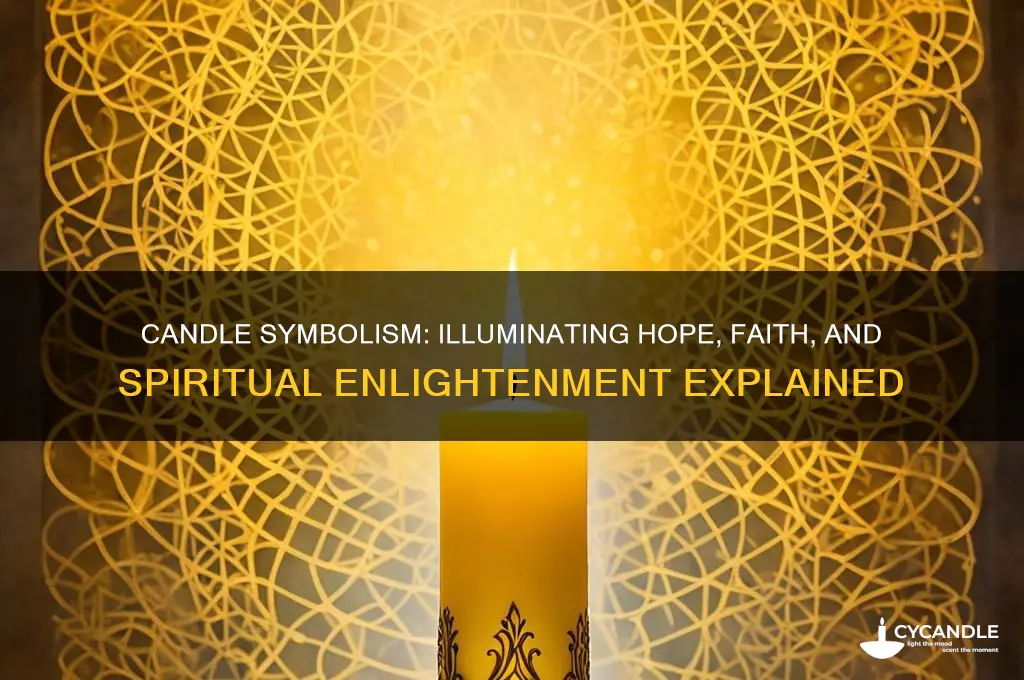 what is a candle a symbol of