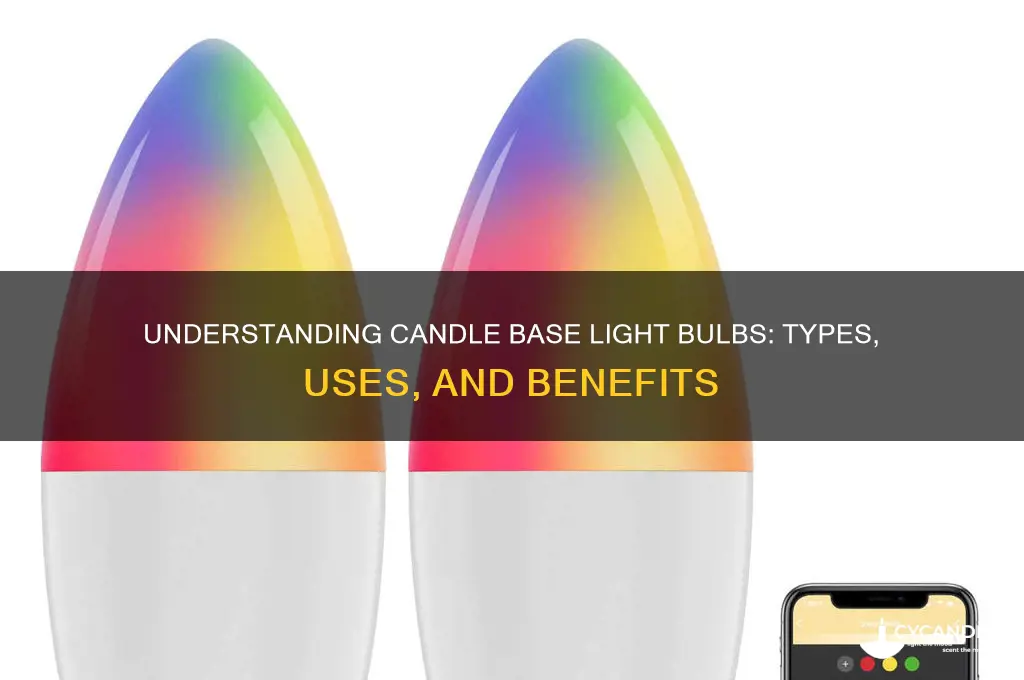 what is a candle base light bulb