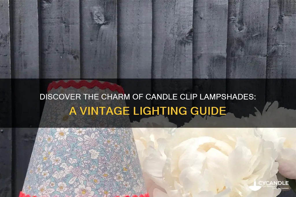 what is a candle clip lampshade