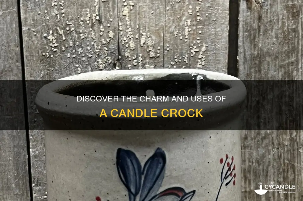 what is a candle crock