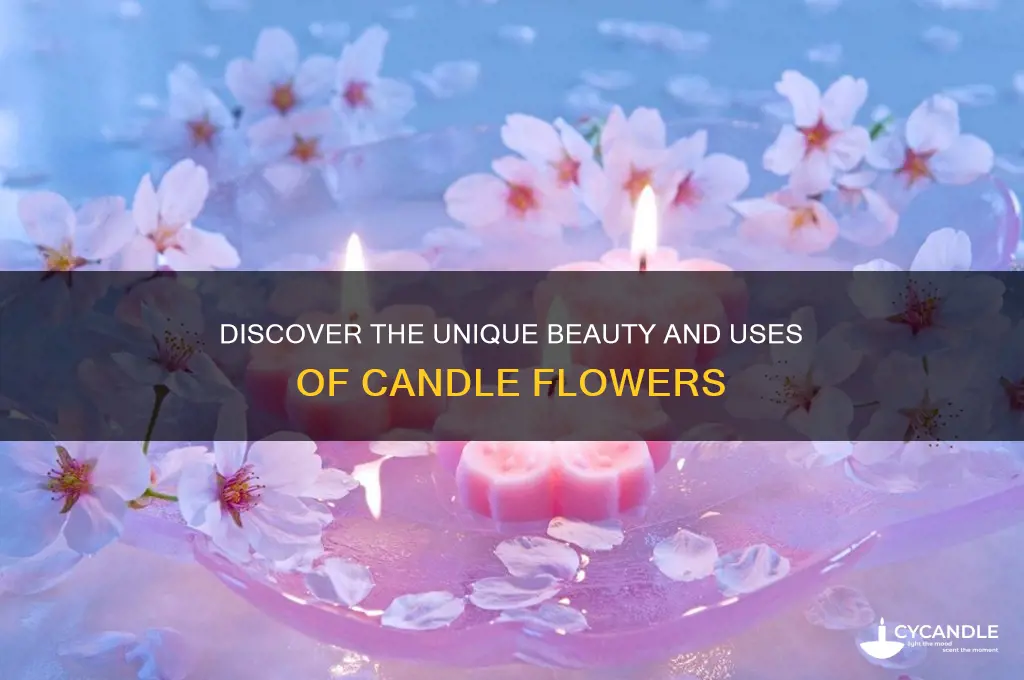 what is a candle flower