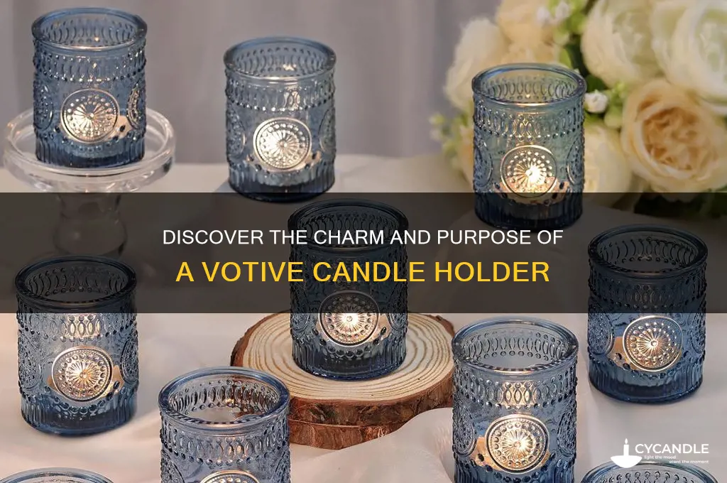 what is a candle holder votive