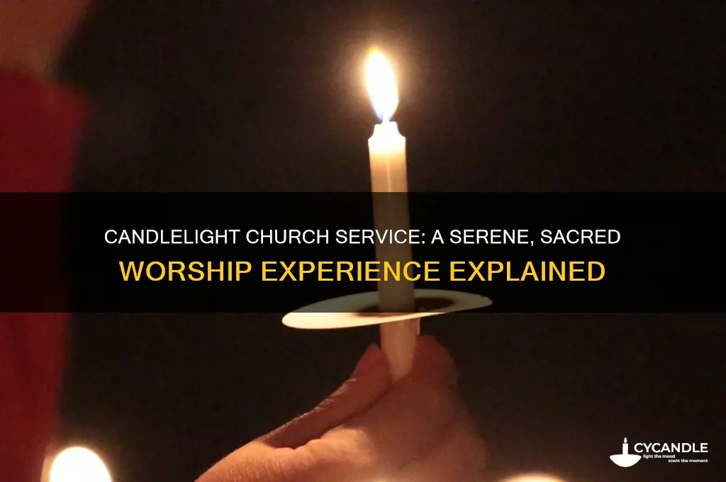what is a candle light church service