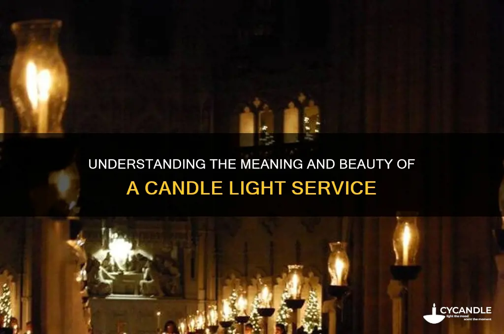 what is a candle light service