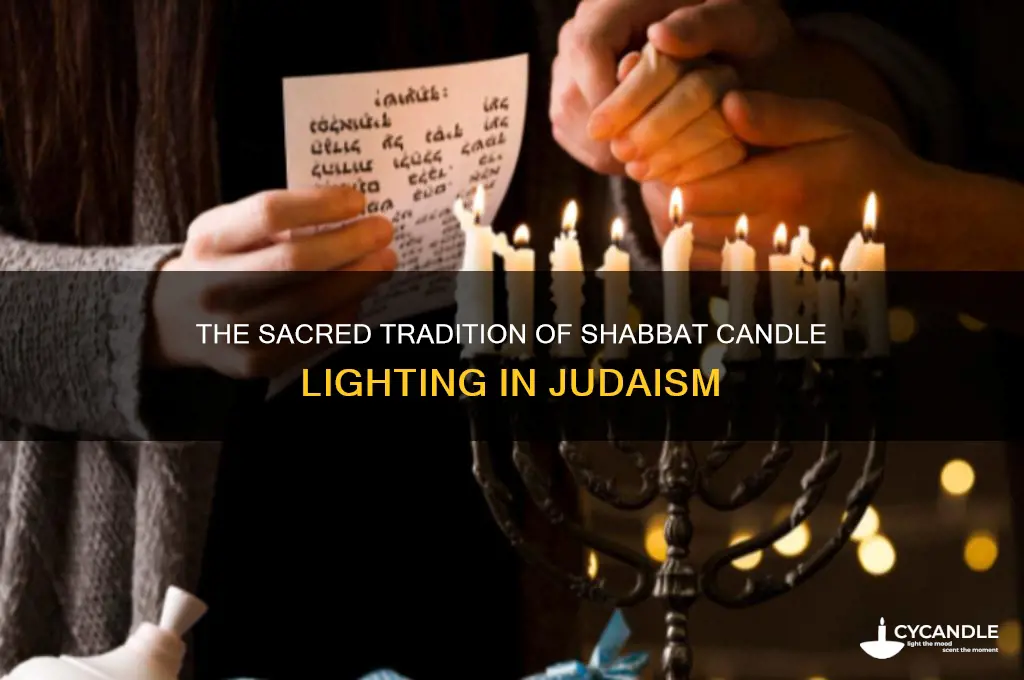 what is a candle lighting every friday in jewish faith