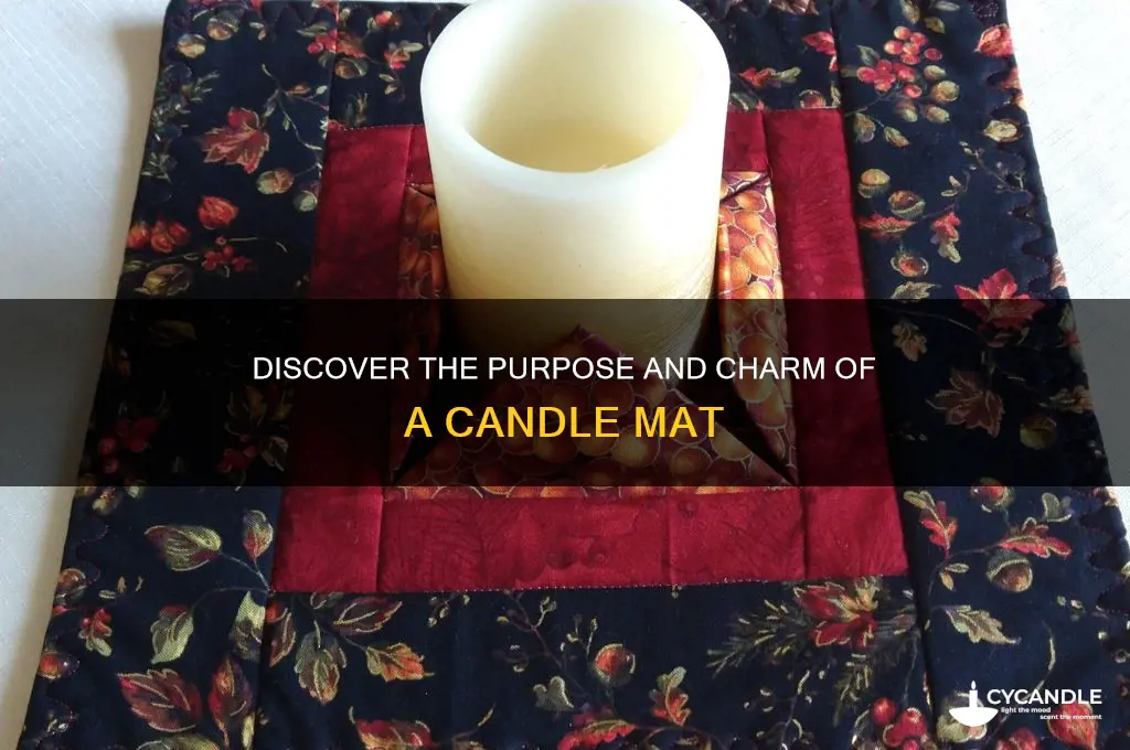 what is a candle mat
