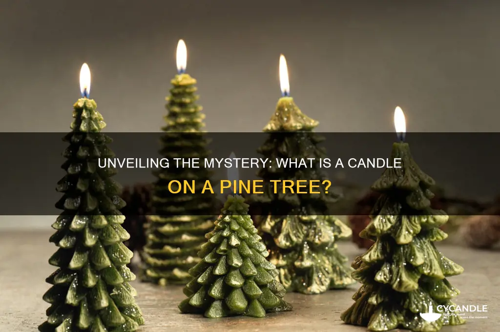 what is a candle on a pine tree