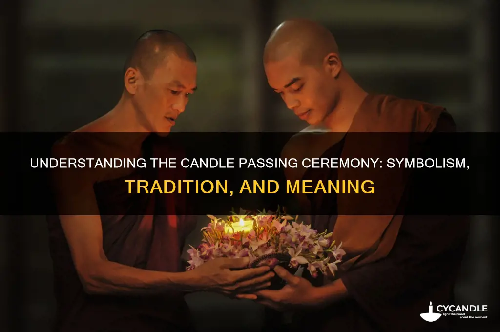 what is a candle passing ceremony