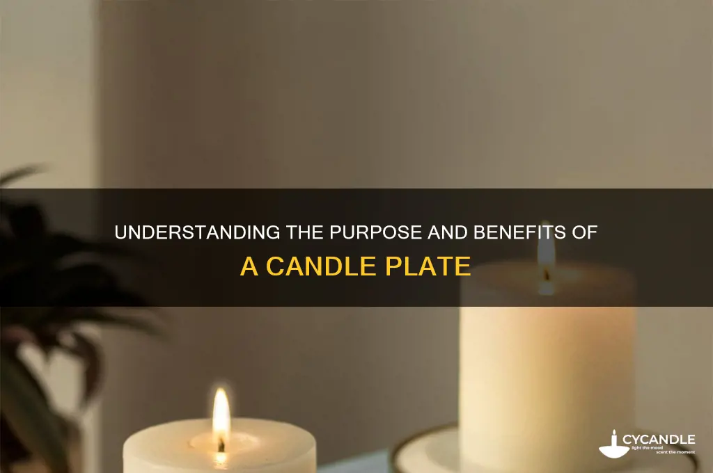 what is a candle plate