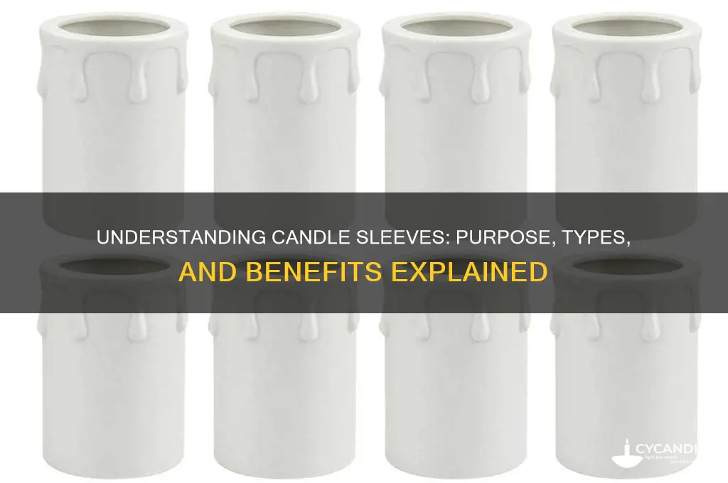 what is a candle sleeve