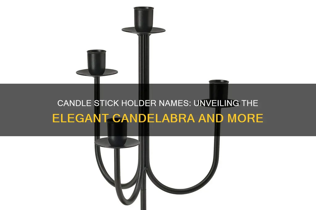 what is a candle stick holder called