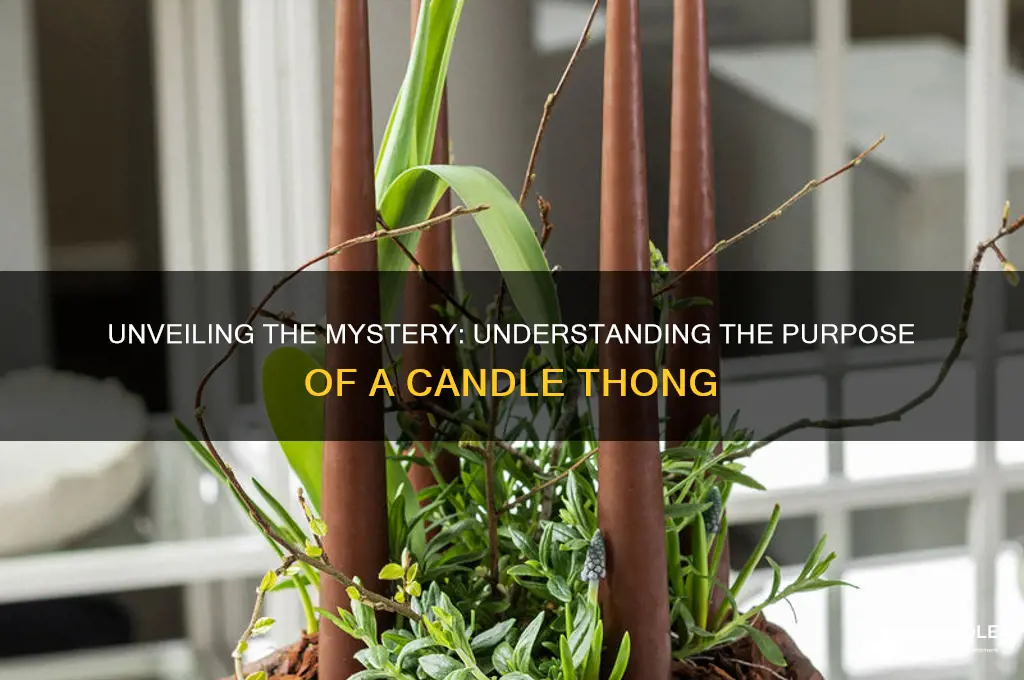 what is a candle thong