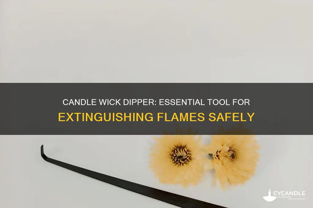 what is a candle wick dipper used for