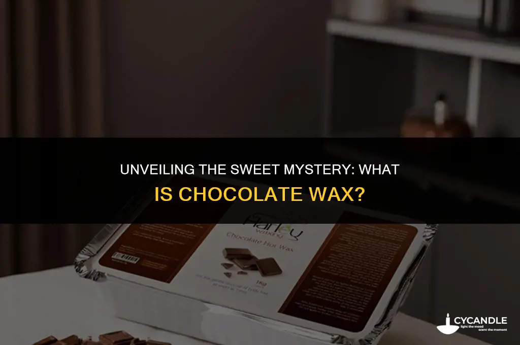 what is a chocolate wax