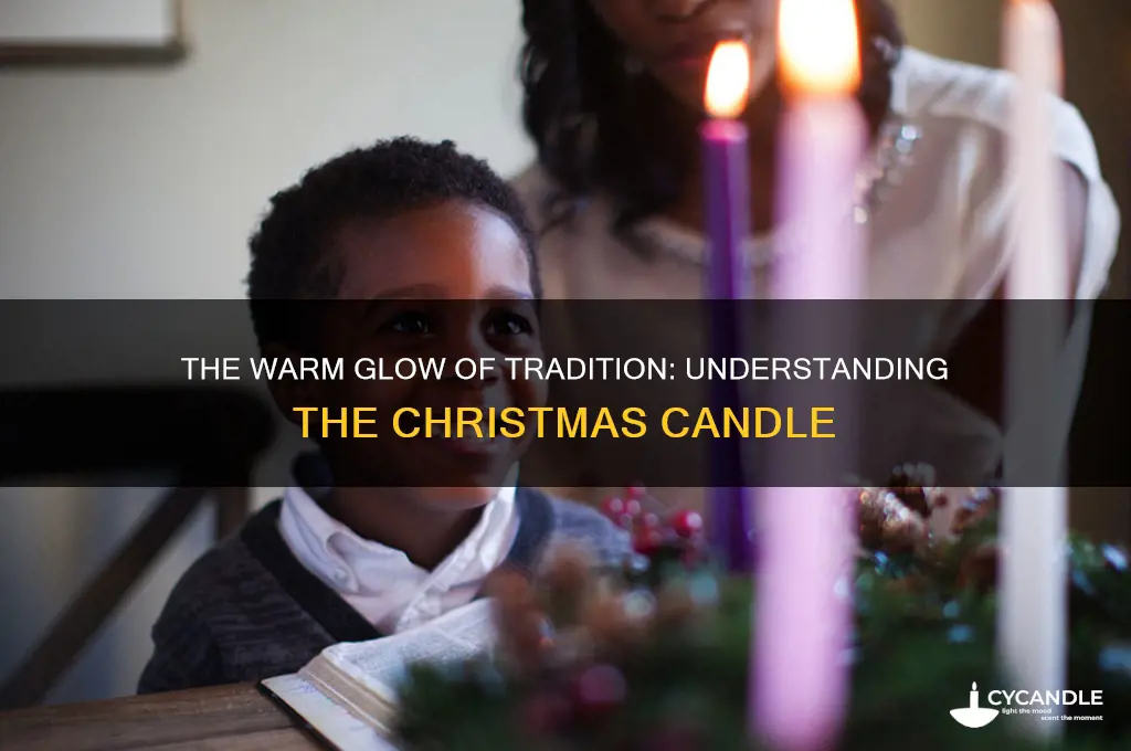 what is a christmas candle