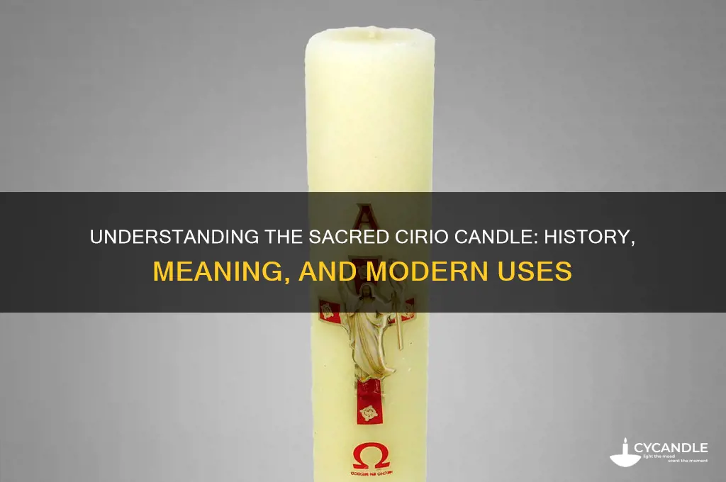 what is a cirio candle
