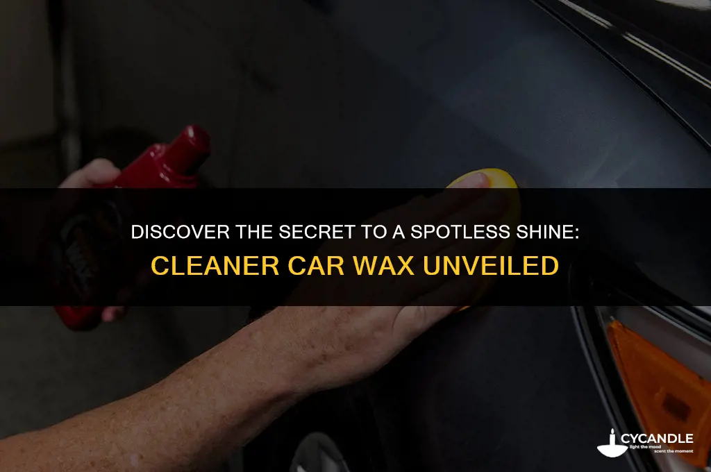 what is a cleaner wax for cars