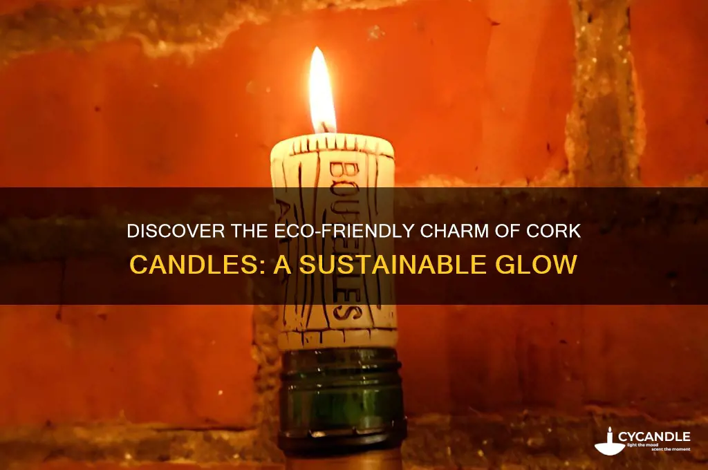 what is a cork candle