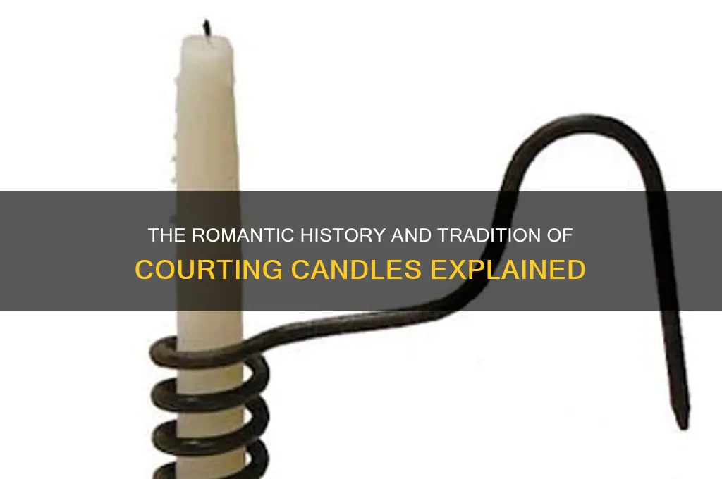 what is a courting candle