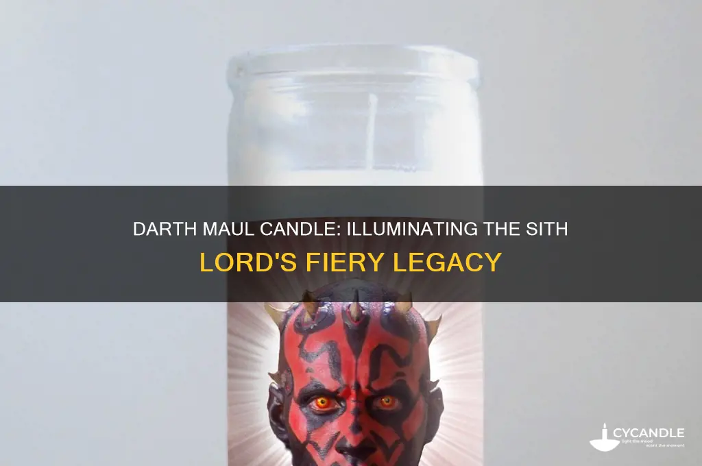 what is a darth maul candle