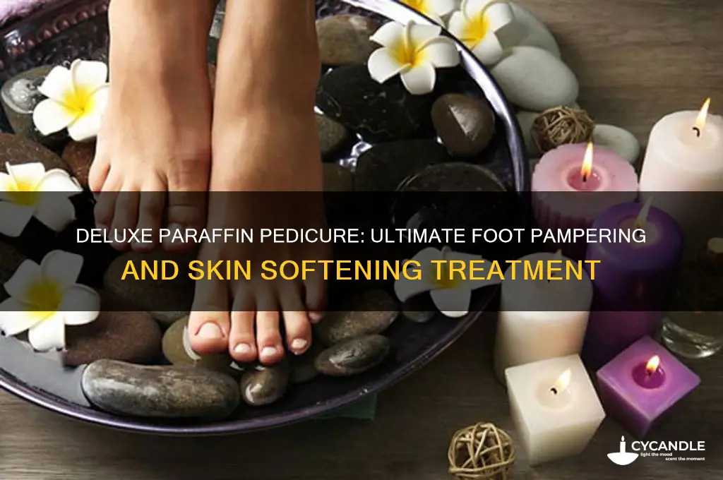 what is a deluxe paraffin pedicure