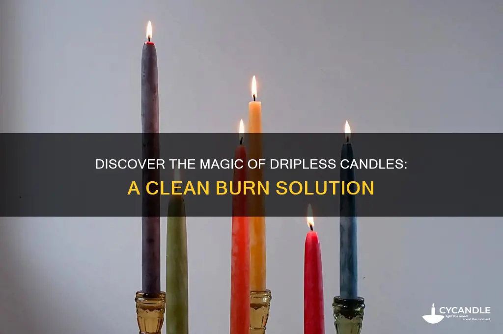 what is a dripless candle