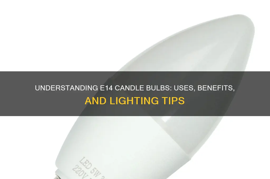 what is a e14 candle bulb