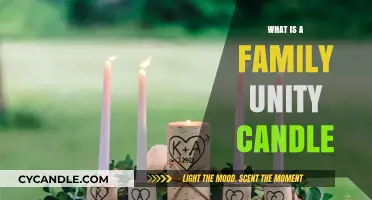 Family Unity Candle: Symbolizing Love, Togetherness, and Eternal Bonds