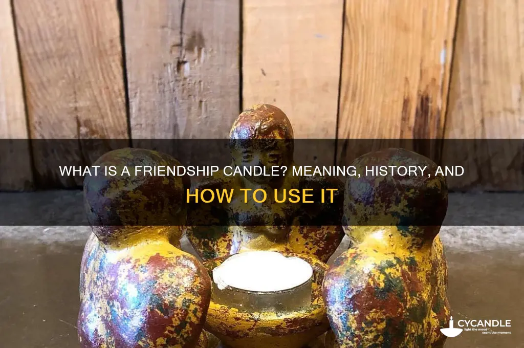 what is a friendship candle