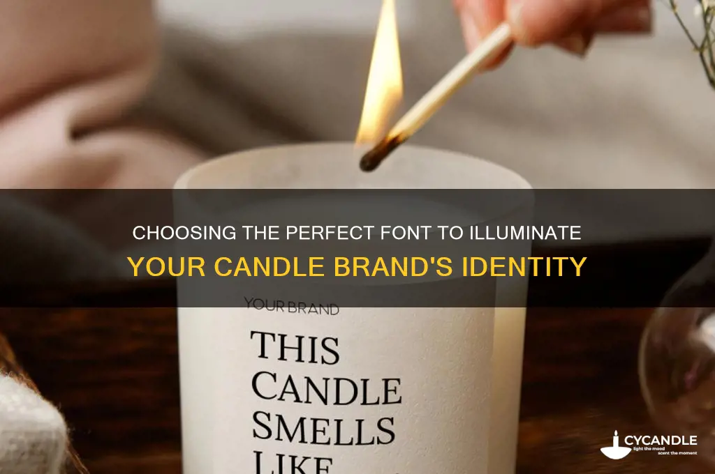 what is a good font for my candle business