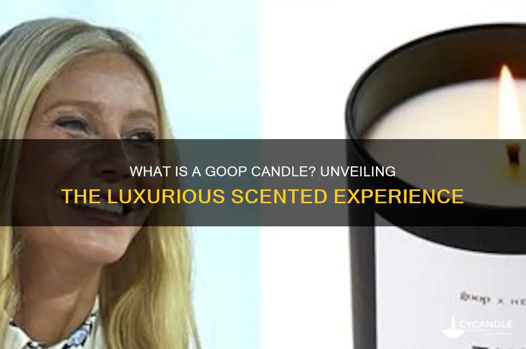 what is a goop candle